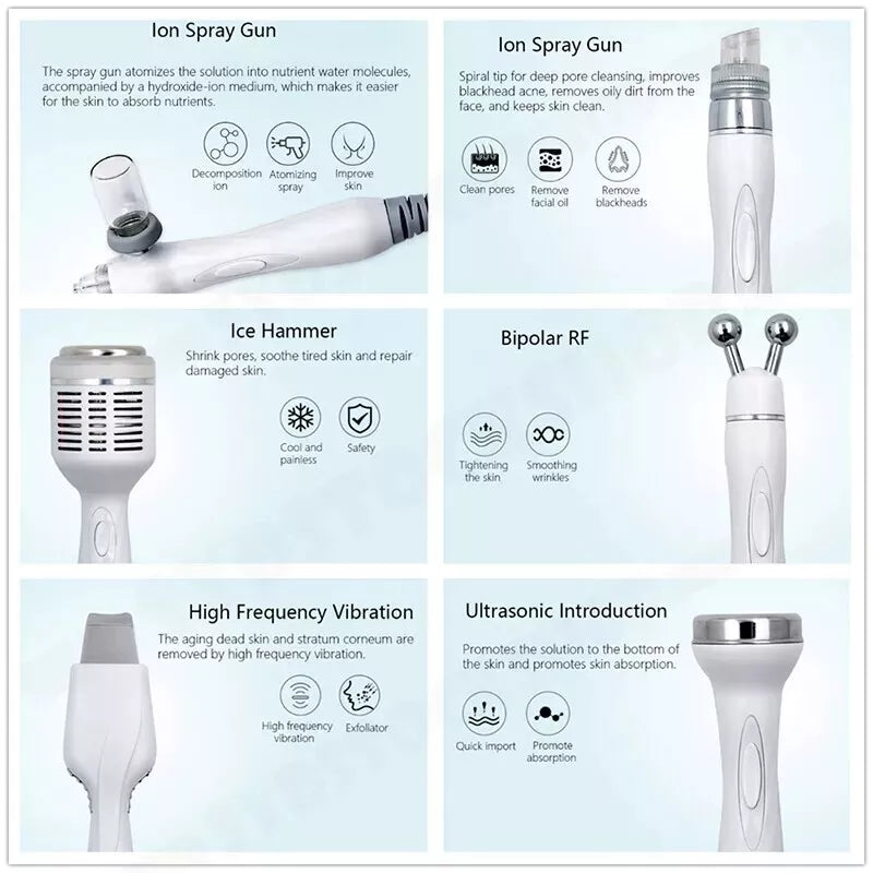 6 in 1 Hydrafacial Machine